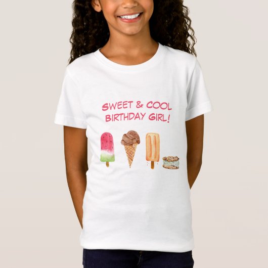 Aquarelleis Creme & Popsicles Sweet & Cool T-Shirt (Vorderseite)