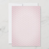 Aquarelleis Cremes Dots Baby Dusche Einladung (Rückseite)