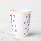 Aquarelleis-Geschlecht Pappbecher (Rechts)