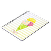 Aquarelleis, gestrichen notizblock (Linke Seite)