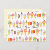 Aquarelleis - Postkarte (Vorne/Hinten)