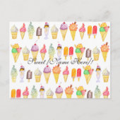 Aquarelleis - Postkarte (Vorderseite)