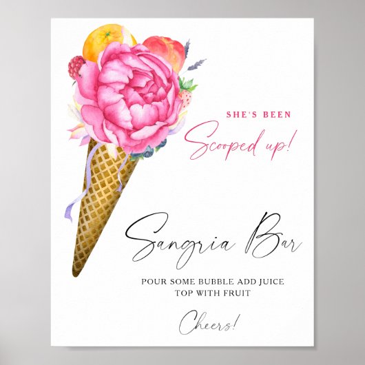 Aquarelleis - Sangria Bar Poster (Vorne)