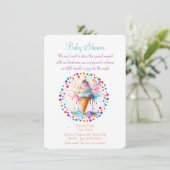 Aquarelleis Save The Date (Stehend Vorderseite)