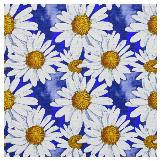 Aquarelleisen auf Denim Blue Stoff (Muster)