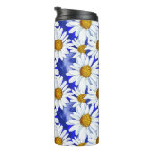 Aquarelleisen auf Denim Blue Thermosbecher (Nach rechts gedreht)