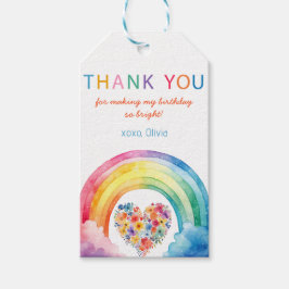 Aquarellenbogen Vielen Dank Geburtstagsgeschenke T Geschenkanhänger