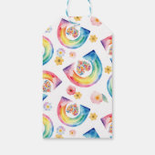 Aquarellenbogen Vielen Dank Geburtstagsgeschenke T Geschenkanhänger (Rückseite)