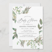 Aquarellendusche Geometric Baby Einladung (Vorderseite)