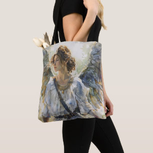 Aquarellengel Mädchen Tasche