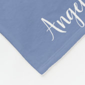 Aquarellengel mit Regenbogen-Flügeln Lesen eines B Fleecedecke (Ecke)