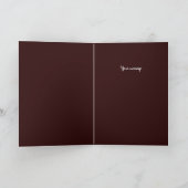 Aquarellengel mit Regenbogen-Flügeln Lesen eines B Karte (Innenseite)