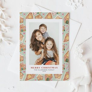 Aquarellenhäuser Foto Weihnachten