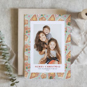 Aquarellenhäuser Foto Weihnachten