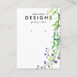 Aquarellenkarte "Lavendel erden" Visitenkarte