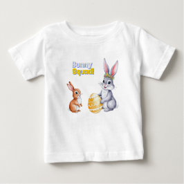Aquarellenkarte Osterkarte für den Frühlingsurlaub Baby T-shirt
