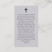 Aquarellenkarte Telefonnummerkarte (Rückseite)