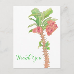 Aquarellenkrone von Thorns Vielen Dank Postkarte