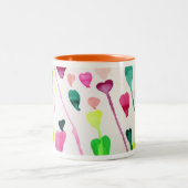 Aquarellenkur Zweifarbige Tasse (Mittel)