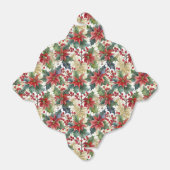 Aquarellenpoinsettie und heilige Weihnachten Geschenkschachtel (Ungefaltet)