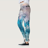Aquarellentwurf durch Le Caviar Catamaran Adria Leggings (Links)
