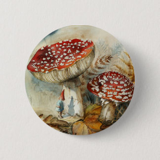 Aquarellenzwerg Button