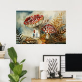 Aquarellenzwerg Poster (Heimbüro)