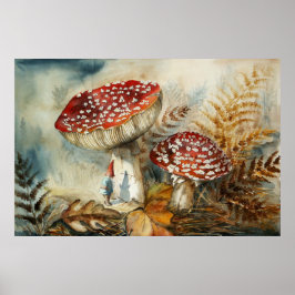 Aquarellenzwerg Poster