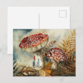 Aquarellenzwerg Postkarte (Vorne/Hinten)