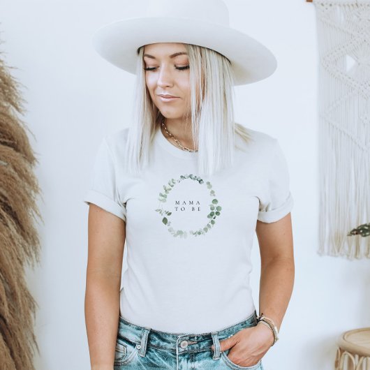 Aquareller Babydusche Mama zu sein Tri-Blend Shirt