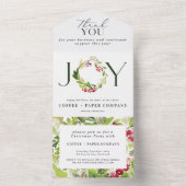 Aquareller Berries begeistern Unternehmen All In One Einladung (Innen Boden)