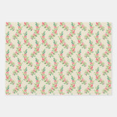 Aquareller Berries und Blätter Weihnachten (Vorderseite)