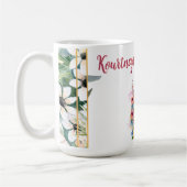 Aquareller Bläserspferd Kinderdusche Kaffeetasse (Links)