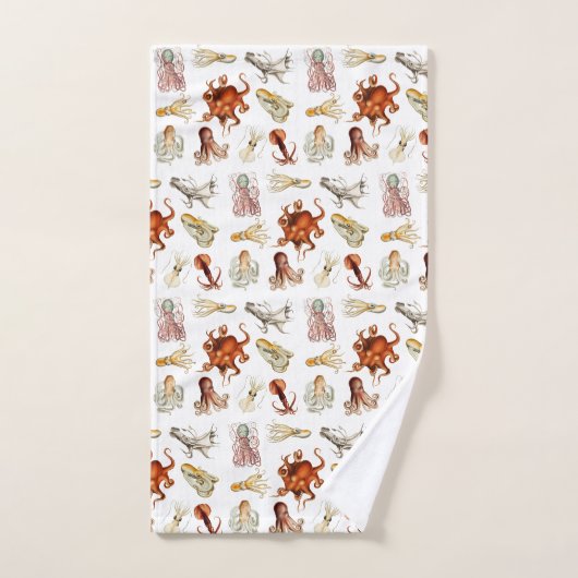 Aquareller Cephalopod Badhandtuch Set (Handtuch)