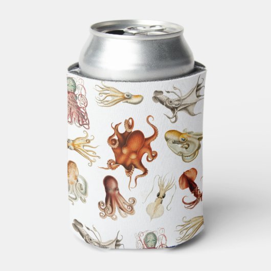 Aquareller Cephalopod Dosenkühler (Kanne Vorderseite)