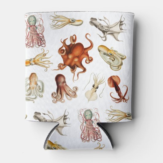 Aquareller Cephalopod Dosenkühler (Vorderseite)