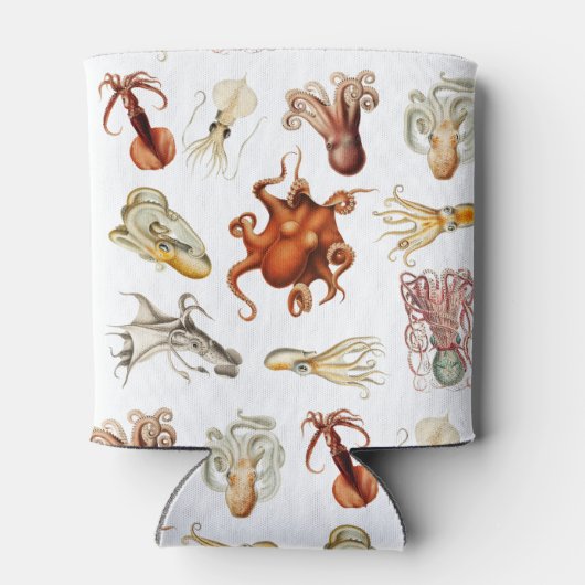 Aquareller Cephalopod Dosenkühler (Rückseite)