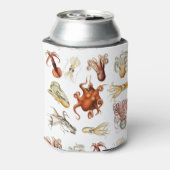 Aquareller Cephalopod Dosenkühler (Kanne Rückseite)