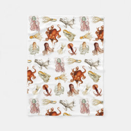Aquareller Cephalopod Fleecedecke