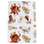 Aquareller Cephalopod Mittlere Geschenktüte (Rückseite)