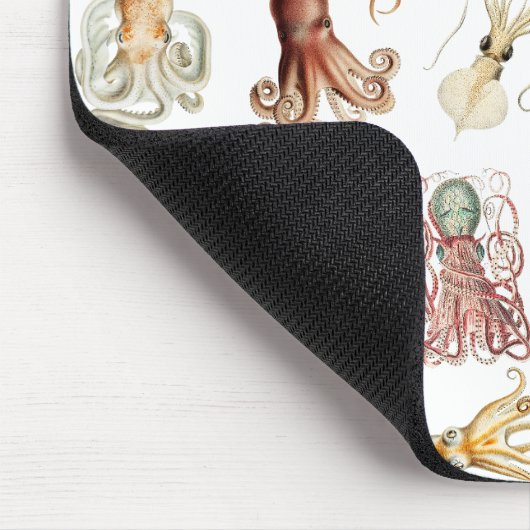 Aquareller Cephalopod Mousepad (Ecke)