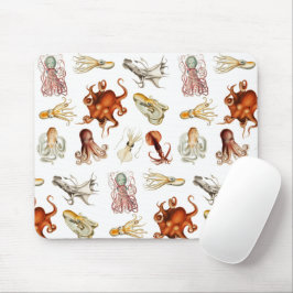Aquareller Cephalopod Mousepad