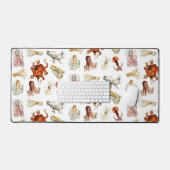 Aquareller Cephalopod Schreibtischunterlage (Tastatur & Maus)