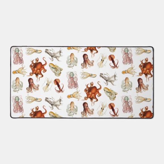 Aquareller Cephalopod Schreibtischunterlage (Vorderseite)