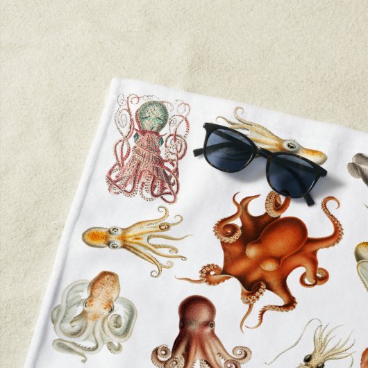 Aquareller Cephalopod Strandtuch (Beispiel)
