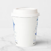 Aquareller-Delphin-Babydusche Pappbecher (Links)