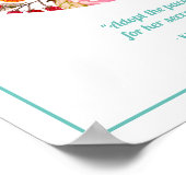 Aquareller Existentialismus für Wohltätigkeit Poster (Ecke)