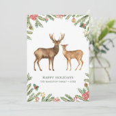 Aquareller Feiertagskarte (Stehend Vorderseite)