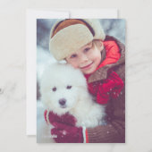 Aquareller Feiertagskarte (Rückseite)