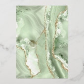 Aquareller Folieneinladung (Rückseite)